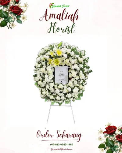 Krans Bunga Duka Cita di Sijeruk