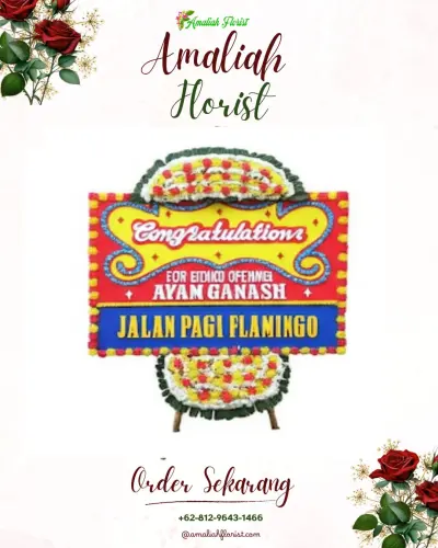 Bunga Papan Congratulation di Sijeruk